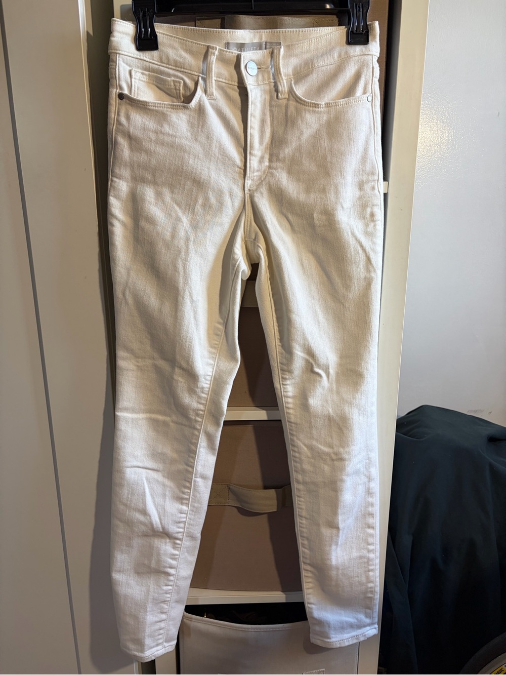 Athleta ivory colored jeans